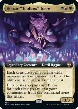 Henzie Toolbox Torre Extended Art 102 (Commander: Streets of New Capenna)  - Foil | Good Games Modbury