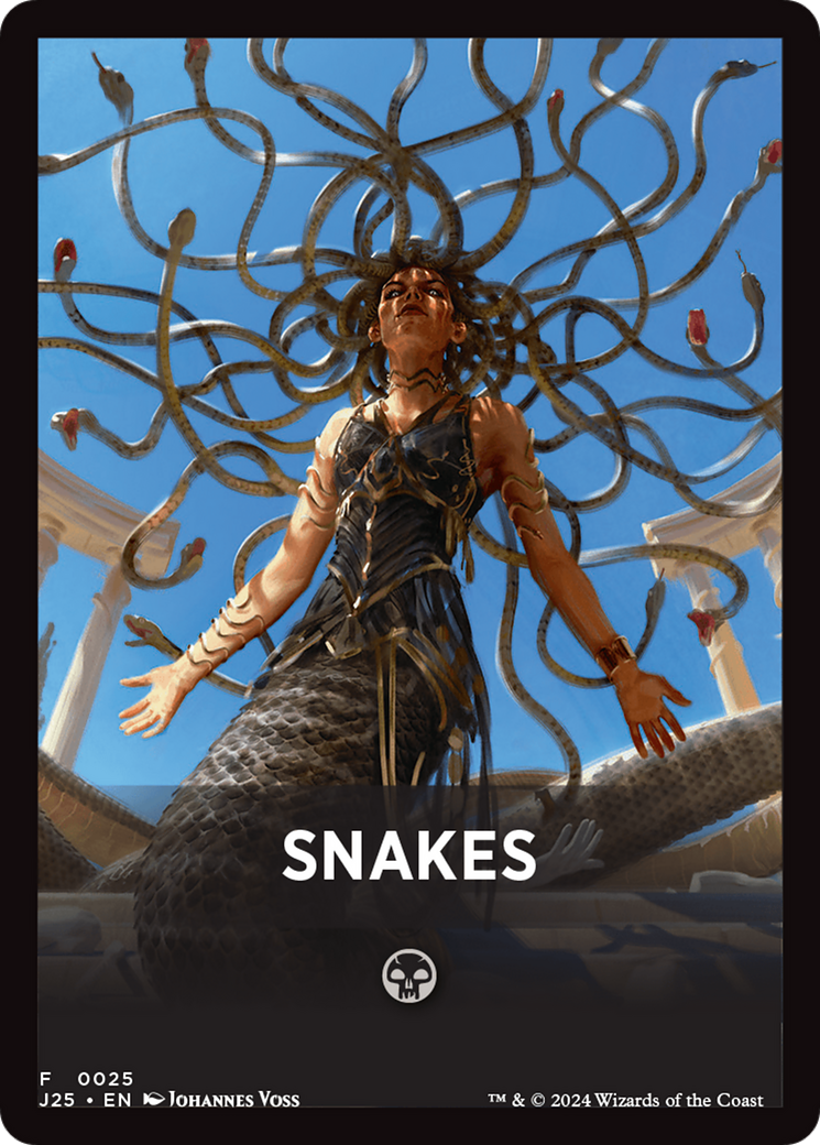 Snakes Theme Card [Foundations Jumpstart Front Cards] | Good Games Modbury