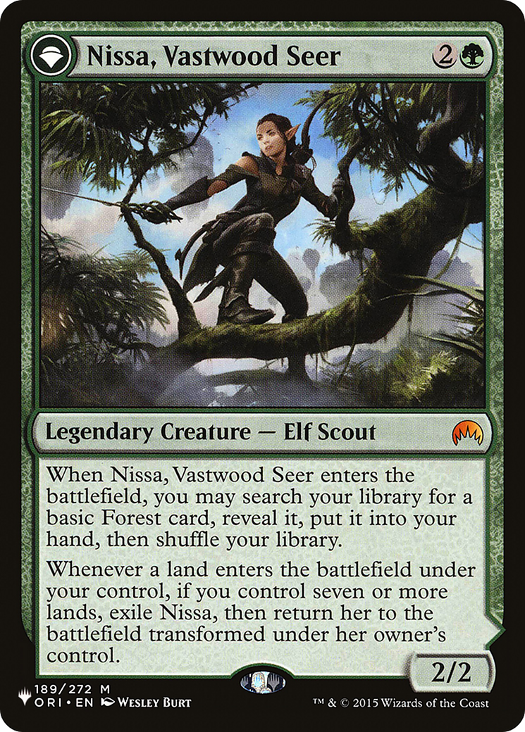 Nissa, Vastwood Seer // Nissa, Sage Animist [Secret Lair: From Cute to Brute] | Good Games Modbury