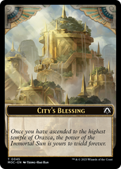 Butterfly // City's Blessing Double-Sided Token [March of the Machine Commander Tokens] | Good Games Modbury