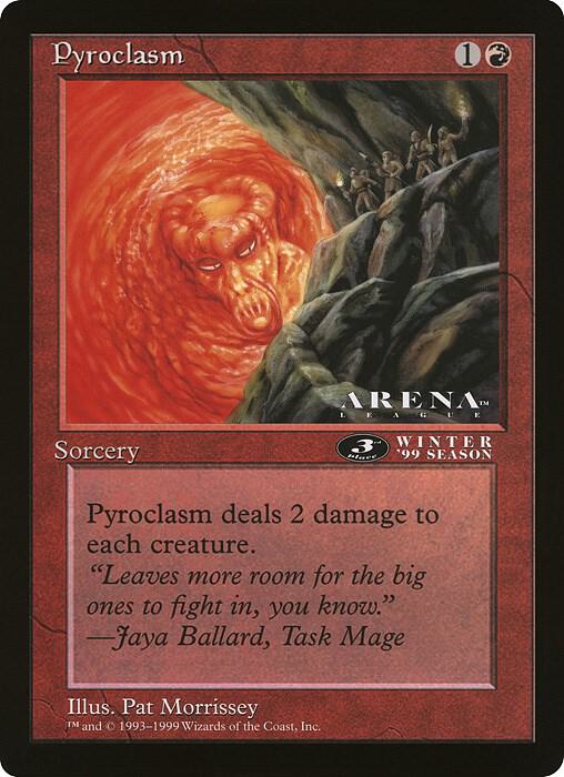 Pyroclasm 3rd Place Arena League  (Oversize Cards)  | Good Games Modbury