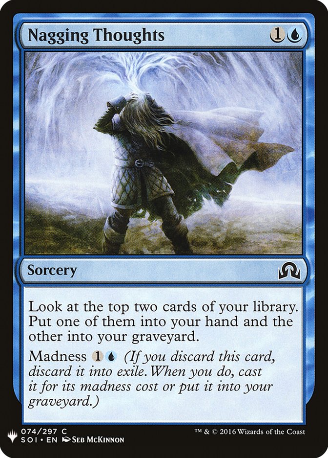 Nagging Thoughts [Mystery Booster] | Good Games Modbury