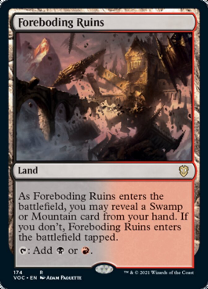 Foreboding Ruins [Innistrad: Crimson Vow Commander] | Good Games Modbury