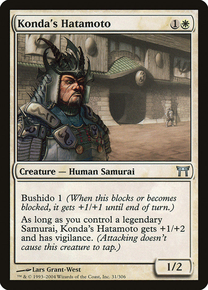 Konda's Hatamoto 31/306 (Champions of Kamigawa)  - Foil | Good Games Modbury