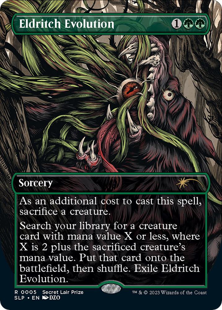 Eldritch Evolution 5/50 (Secret Lair Showdown)  - Borderless Foil | Good Games Modbury