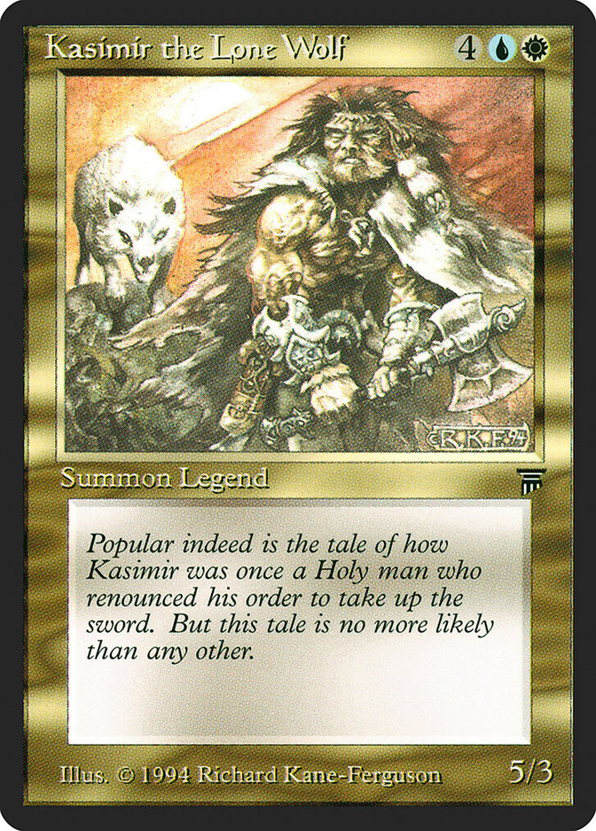 Kasimir the Lone Wolf [Legends] | Good Games Modbury