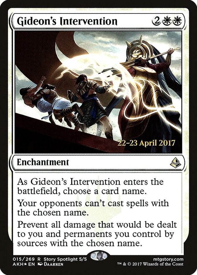 Gideons Intervention 15s/77 (Prerelease Cards)  - Foil | Good Games Modbury