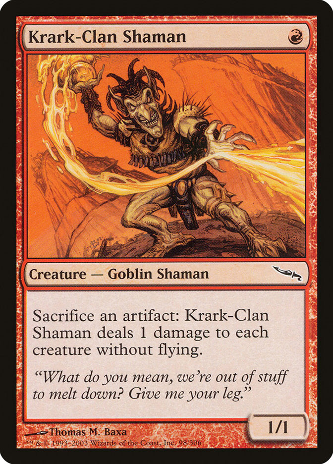 Krark-Clan Shaman 98/306 (Mirrodin)  | Good Games Modbury