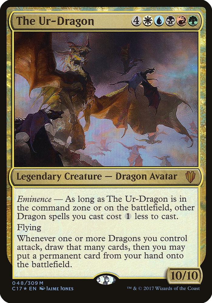The Ur-Dragon 48/309 (Oversize Cards)  - Foil | Good Games Modbury