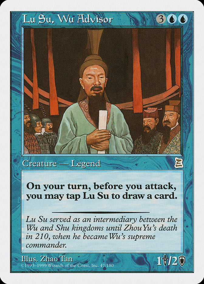 Lu Su, Wu Advisor 47/180 (Portal Three Kingdoms)  | Good Games Modbury