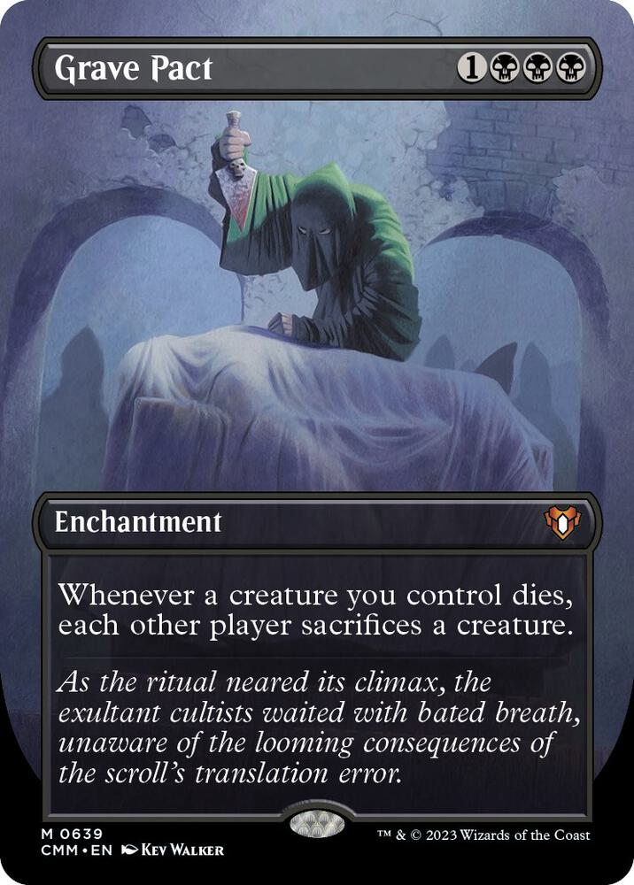 Grave Pact 639/451 (Commander Masters)  - Borderless Foil | Good Games Modbury