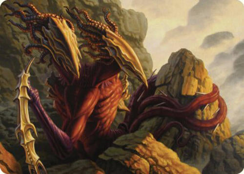 Two Headed Sliver Art Card 79 (Art Series: Commander Masters)  | Good Games Modbury