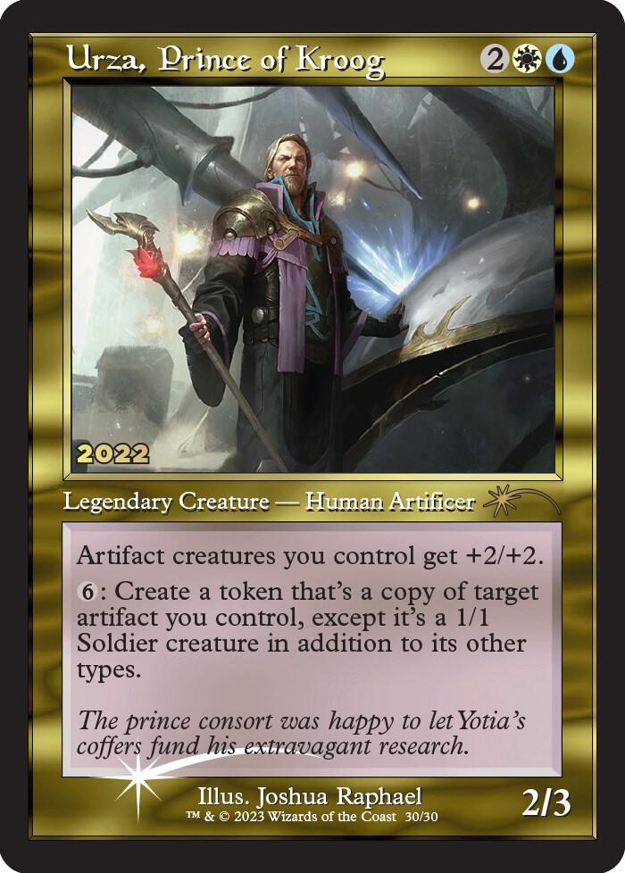 Urza Prince of Kroog 30/30 (30th Anniversary Promos)  - Foil | Good Games Modbury