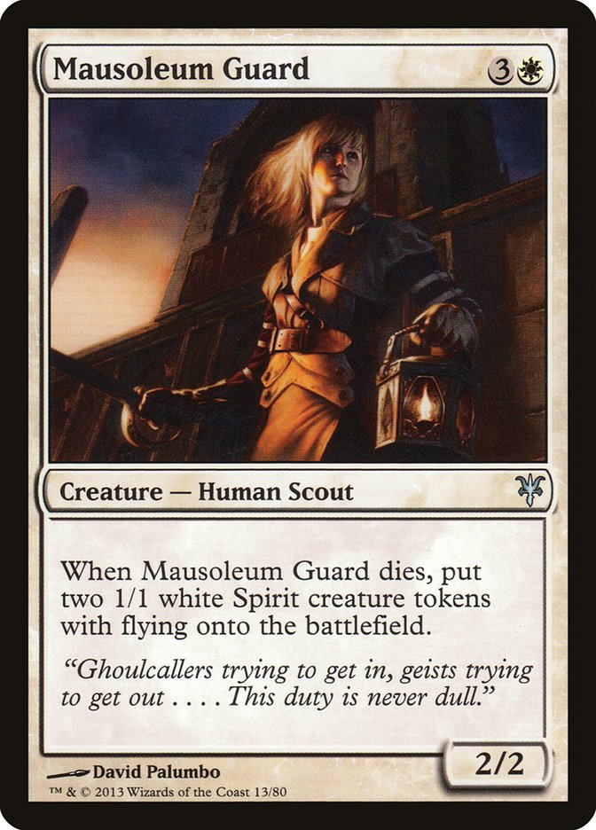 Mausoleum Guard [Duel Decks: Sorin vs. Tibalt] | Good Games Modbury