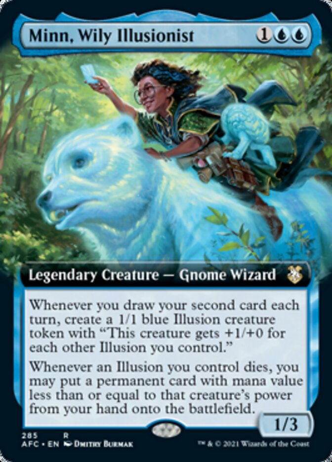 Minn, Wily Illusionist (Extended Art) [Dungeons & Dragons: Adventures in the Forgotten Realms Commander] | Good Games Modbury