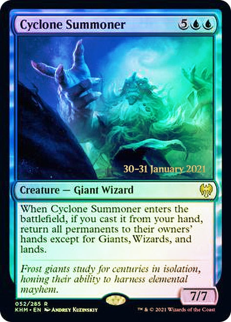 Cyclone Summoner [Kaldheim Prerelease Promos] | Good Games Modbury
