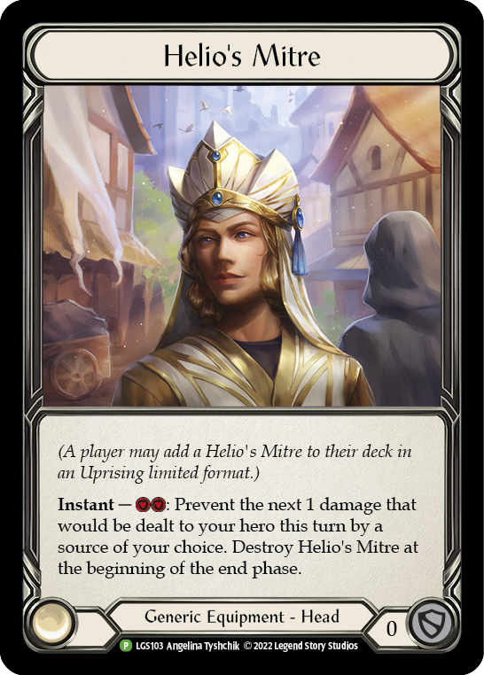 Helio's Mitre [LGS103] (Promo)  Rainbow Foil | Good Games Modbury