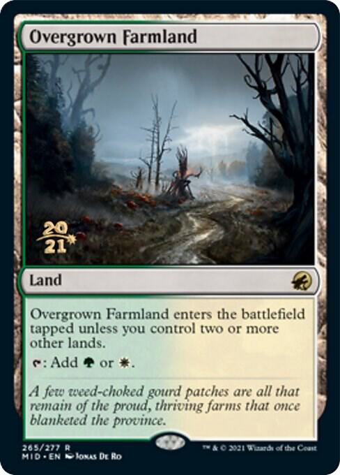 Overgrown Farmland 265s/171 (Prerelease Cards)  - Foil | Good Games Modbury