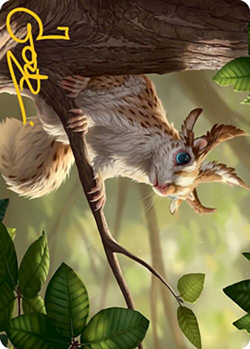 Squirrel Sovereign Art Card (Gold-Stamped Signature) [Modern Horizons 2 Art Series] | Good Games Modbury