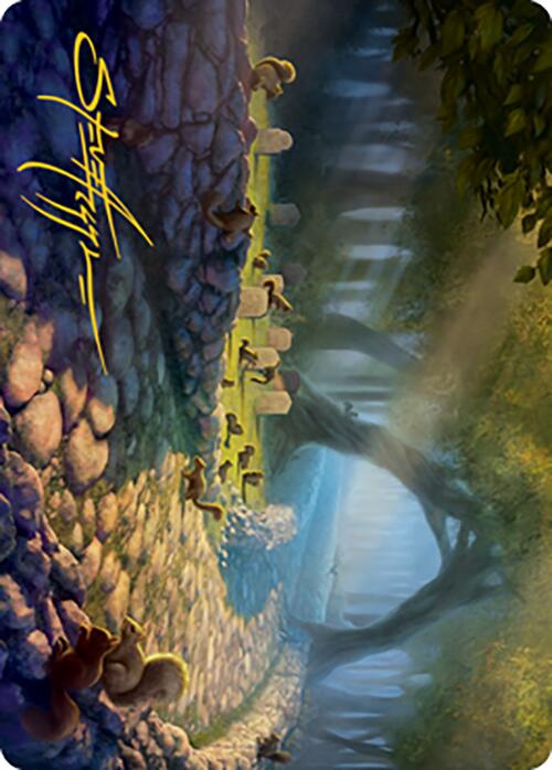 Squirrel Sanctuary Art Card (Gold-Stamped Signature) [Modern Horizons 2 Art Series] | Good Games Modbury