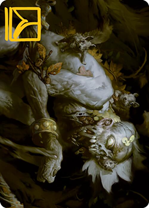 Nested Shambler Art Card (Gold-Stamped Signature) [Modern Horizons 2 Art Series] | Good Games Modbury