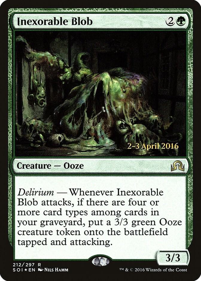 Inexorable Blob 212s/89 (Prerelease Cards)  - Foil | Good Games Modbury