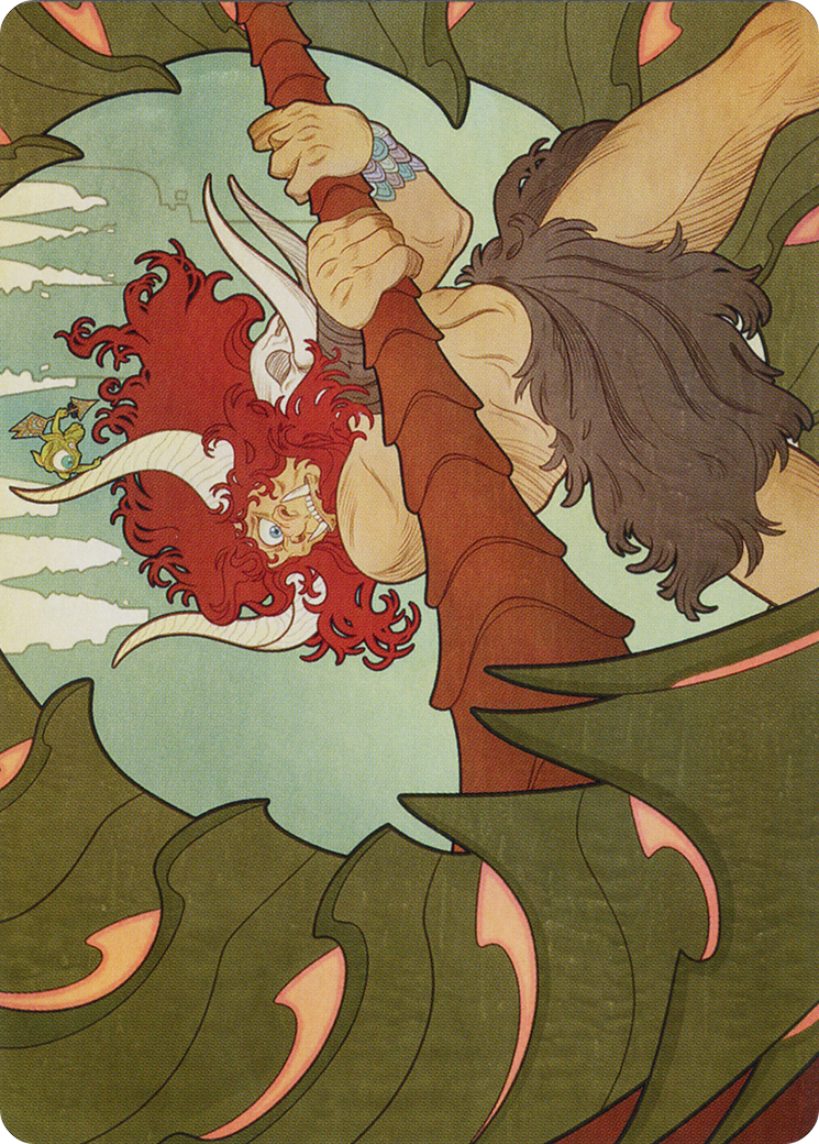 Borborygmos and Fblthp Art Card (57) [March of the Machine Art Series] | Good Games Modbury