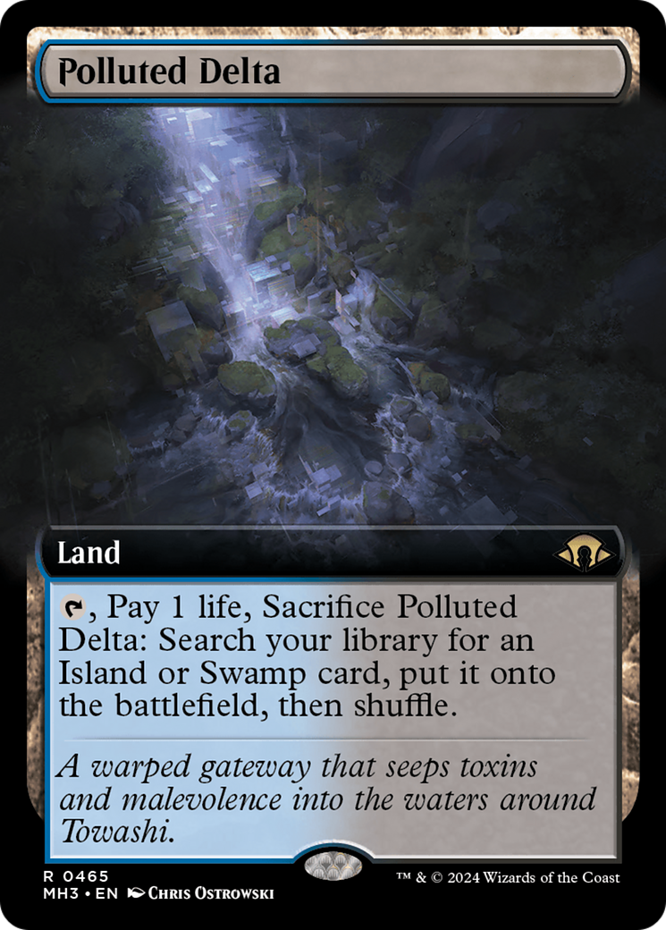 Polluted Delta (Extended Art) [Modern Horizons 3] | Good Games Modbury