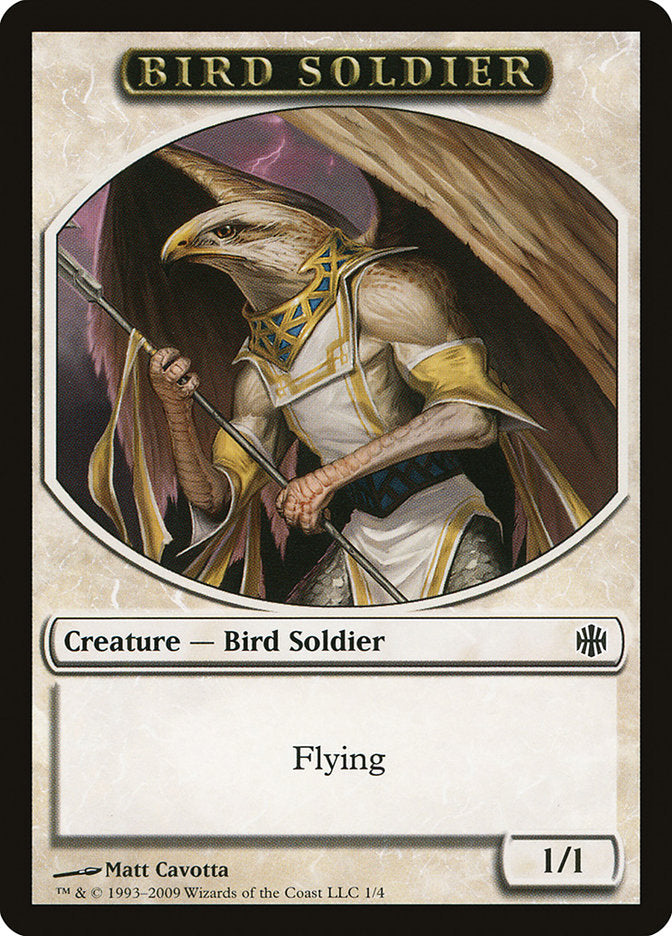 Bird Soldier Token [Alara Reborn Tokens] | Good Games Modbury