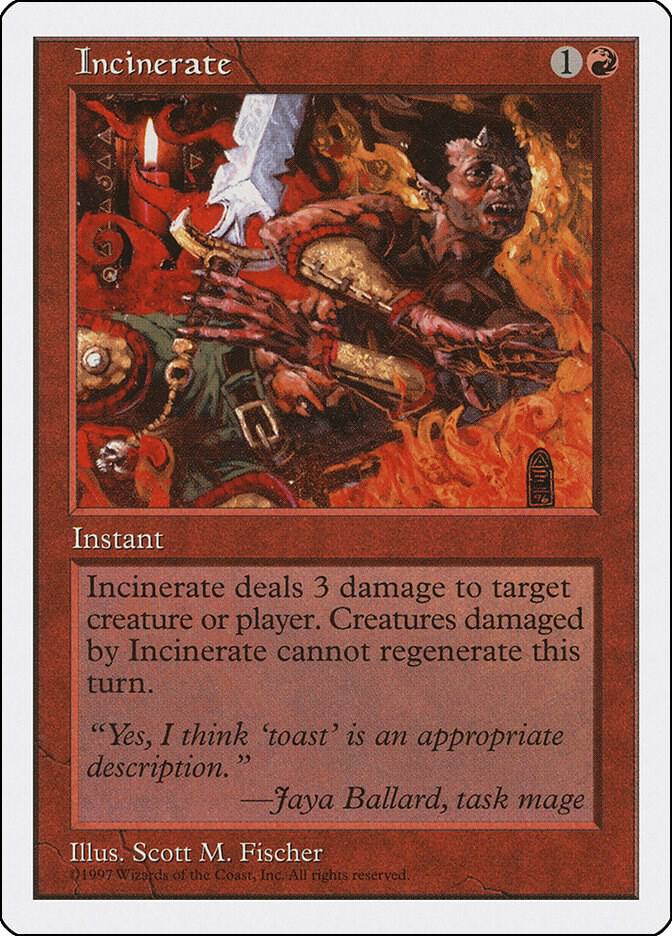 Incinerate 242/455 (Fifth Edition)  | Good Games Modbury