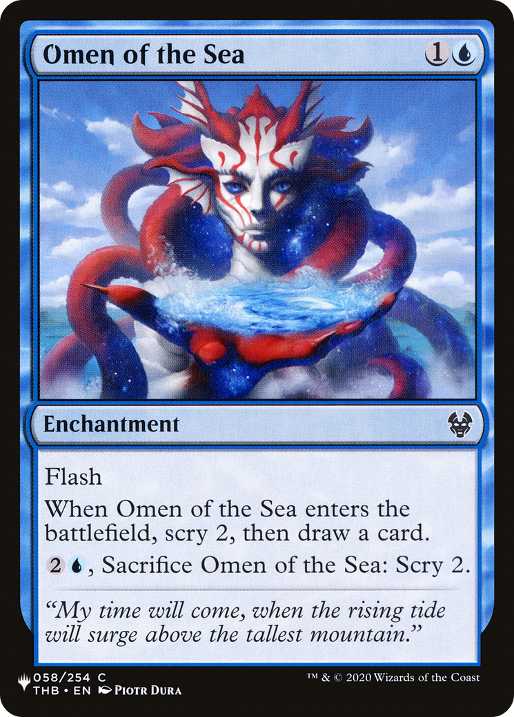 Omen of the Sea [The List Reprints] | Good Games Modbury