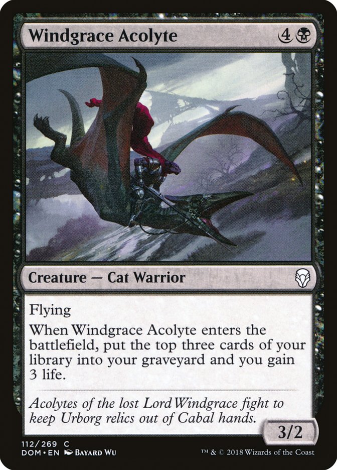 Windgrace Acolyte [Dominaria] | Good Games Modbury