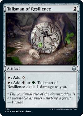 Talisman of Resilience 270/81 (Commander 2021)  | Good Games Modbury
