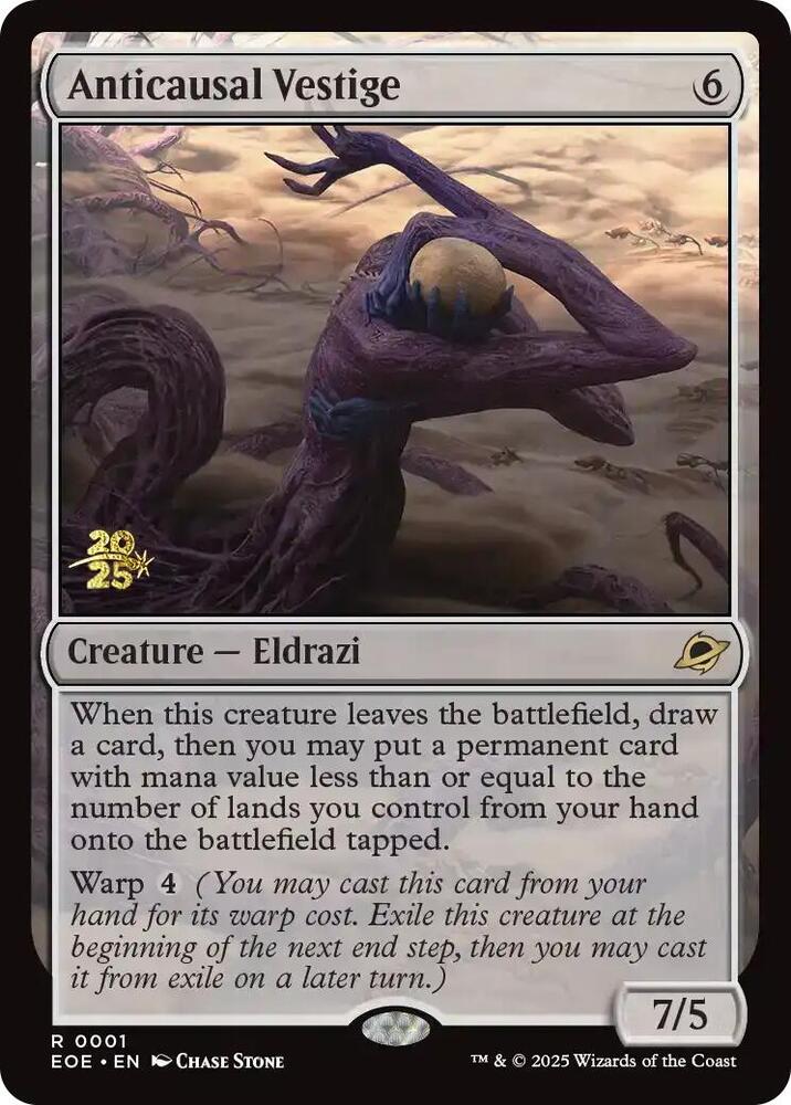 Anticausal Vestige 1s/160 (Prerelease Cards)  - PreRelease Foil | Good Games Modbury