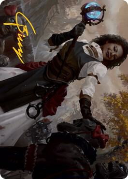 Skaab Wrangler Art Card Gold Stamped Signature 29 (Art Series: Innistrad: Midnight Hunt)  | Good Games Modbury