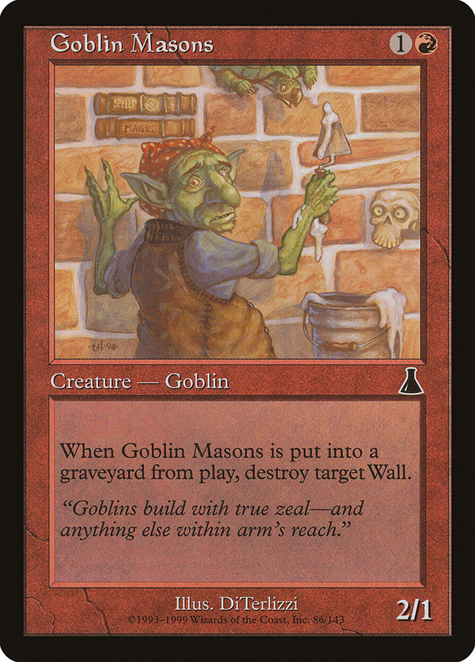 Goblin Masons 86/143 (Urza's Destiny)  - Foil | Good Games Modbury