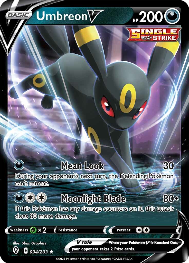 Umbreon V (094/203) [Sword & Shield: Evolving Skies] | Good Games Modbury