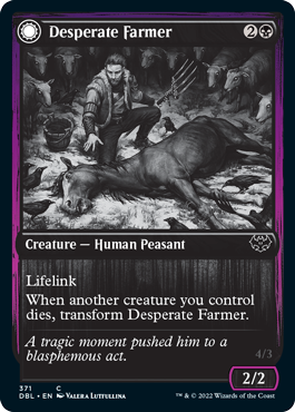 Desperate Farmer // Depraved Harvester [Innistrad: Double Feature] | Good Games Modbury