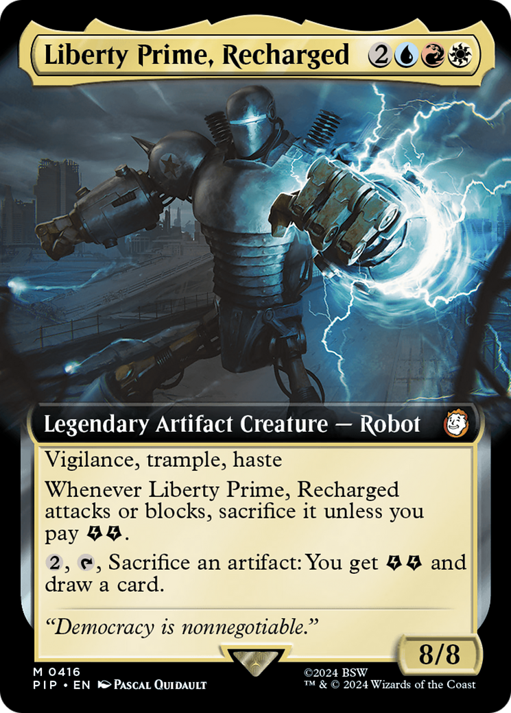 Liberty Prime, Recharged (Extended Art) [Fallout] | Good Games Modbury