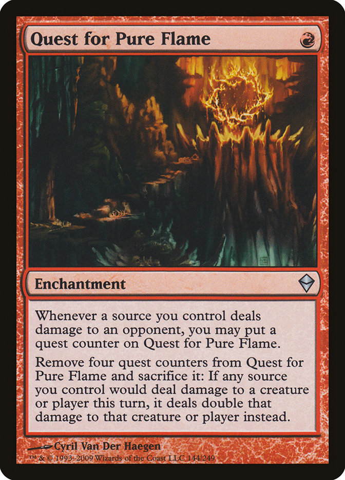 Quest for Pure Flame 144/249 (Zendikar)  - Foil | Good Games Modbury