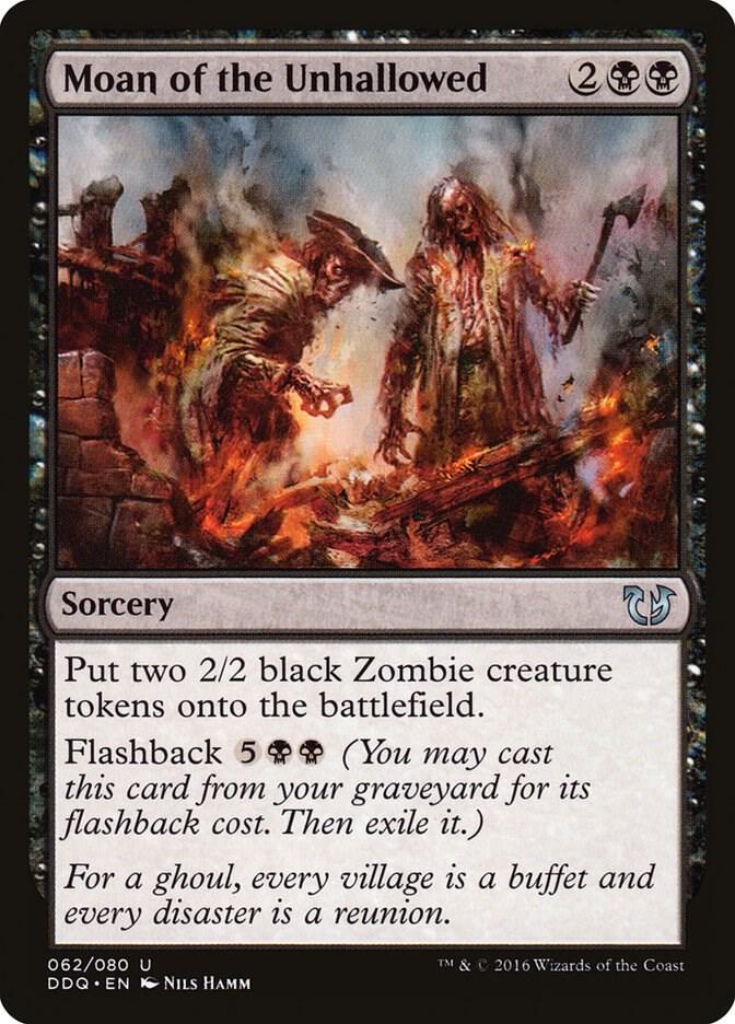 Moan of the Unhallowed 62/80 (Duel Decks: Blessed vs. Cursed)  | Good Games Modbury