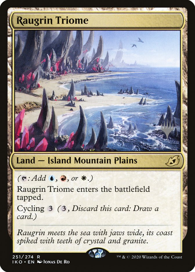 Raugrin Triome (Promo Pack) [Ikoria: Lair of Behemoths Promos] | Good Games Modbury