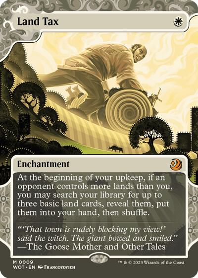Land Tax 9 (Wilds of Eldraine: Enchanting Tales)  - Showcase Foil | Good Games Modbury