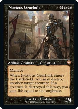 Noxious Gearhulk Retro Frame 110/40 (Commander: The Brothers' War)  | Good Games Modbury