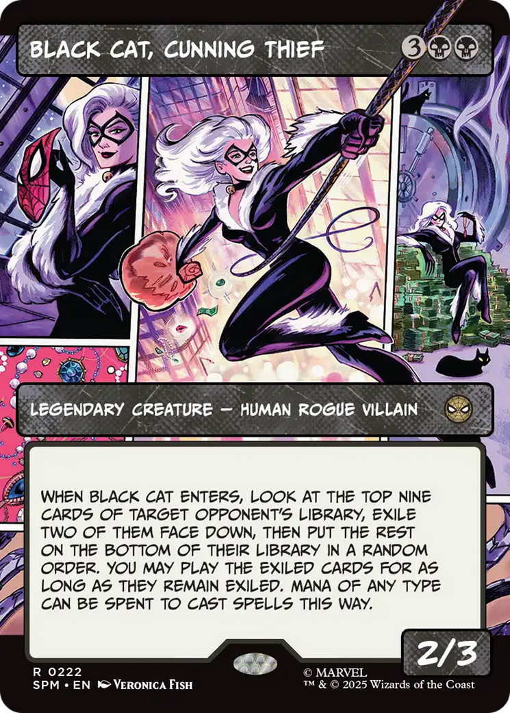 Black Cat, Cunning Thief (Borderless) [Marvel's Spider-Man] | Good Games Modbury