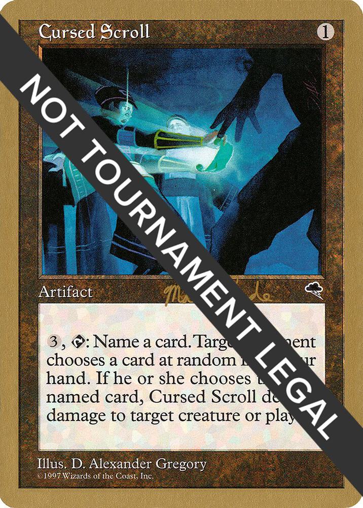 Cursed Scroll 1999 Matt Linde TMP ml281/111 (World Championship Decks)  | Good Games Modbury