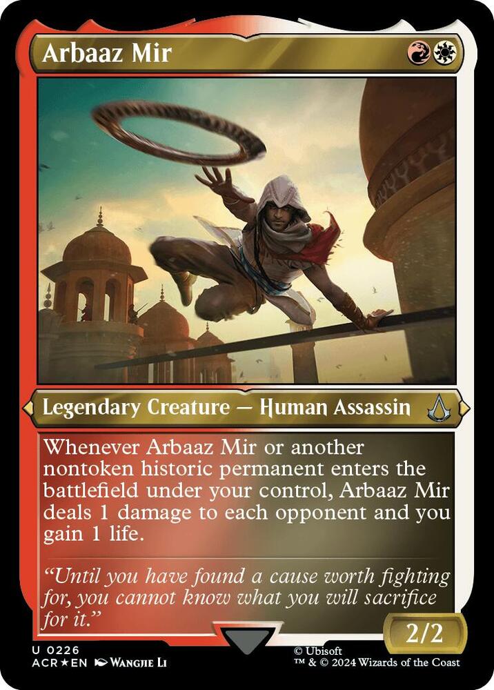 Arbaaz Mir 226 (Universes Beyond: Assassin's Creed)  - Etched Foil | Good Games Modbury