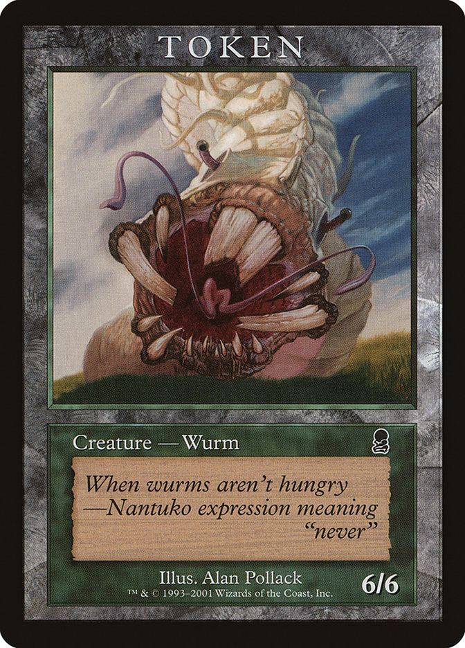 Wurm Token [Magic Player Rewards 2002] | Good Games Modbury