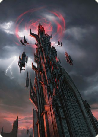Barad-dur Art Card [The Lord of the Rings: Tales of Middle-earth Art Series] | Good Games Modbury