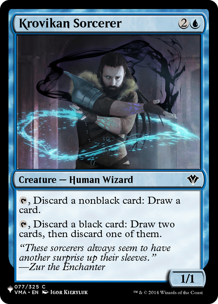Krovikan Sorcerer [The List Reprints] | Good Games Modbury